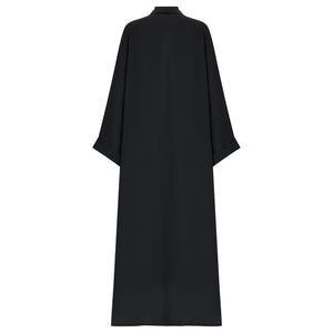 Emerald Satin Jacquard Abaya - Dubai - CO-VRD