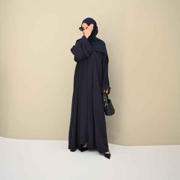Blue Flow Abaya - with Inner-Dress