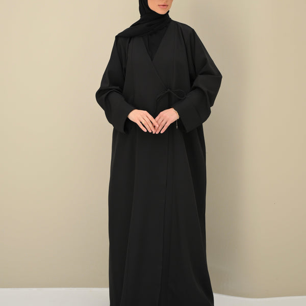 Black Tie Abaya
