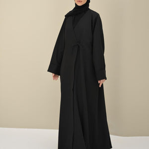 Black Tie Abaya