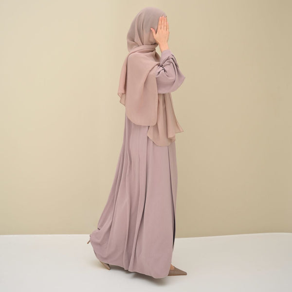 Dusty Mauve Abaya
