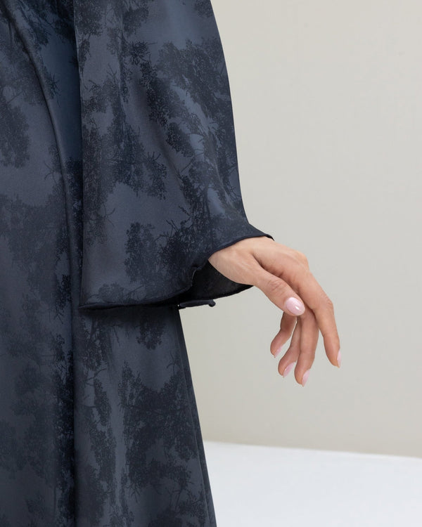 Graphite Flare Abaya and Hijab - CO - VRD