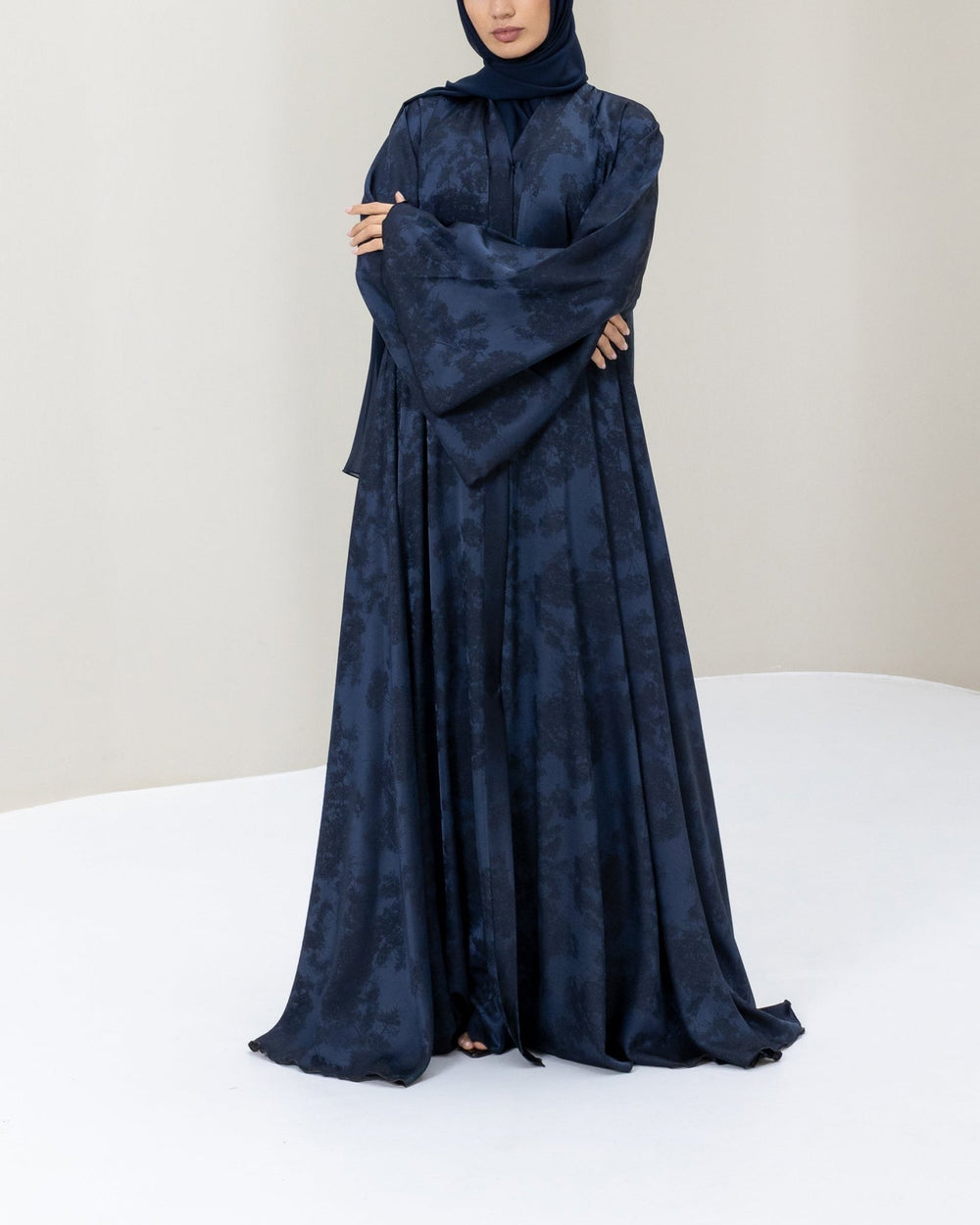 Marine Flare Abaya and Hijab - CO - VRD